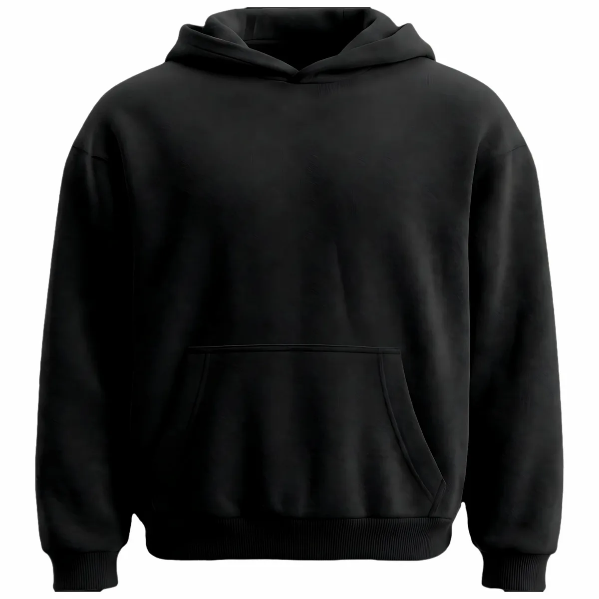 Fluffy Hoody Damen Schwarz – Oversize Hoodie bedrucken | Merch Kartell Kitzingen